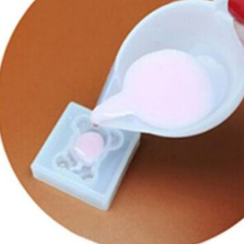 Bộ 8 Cốc Đo Lường Silicone Dùng Làm Trang Sức Diy