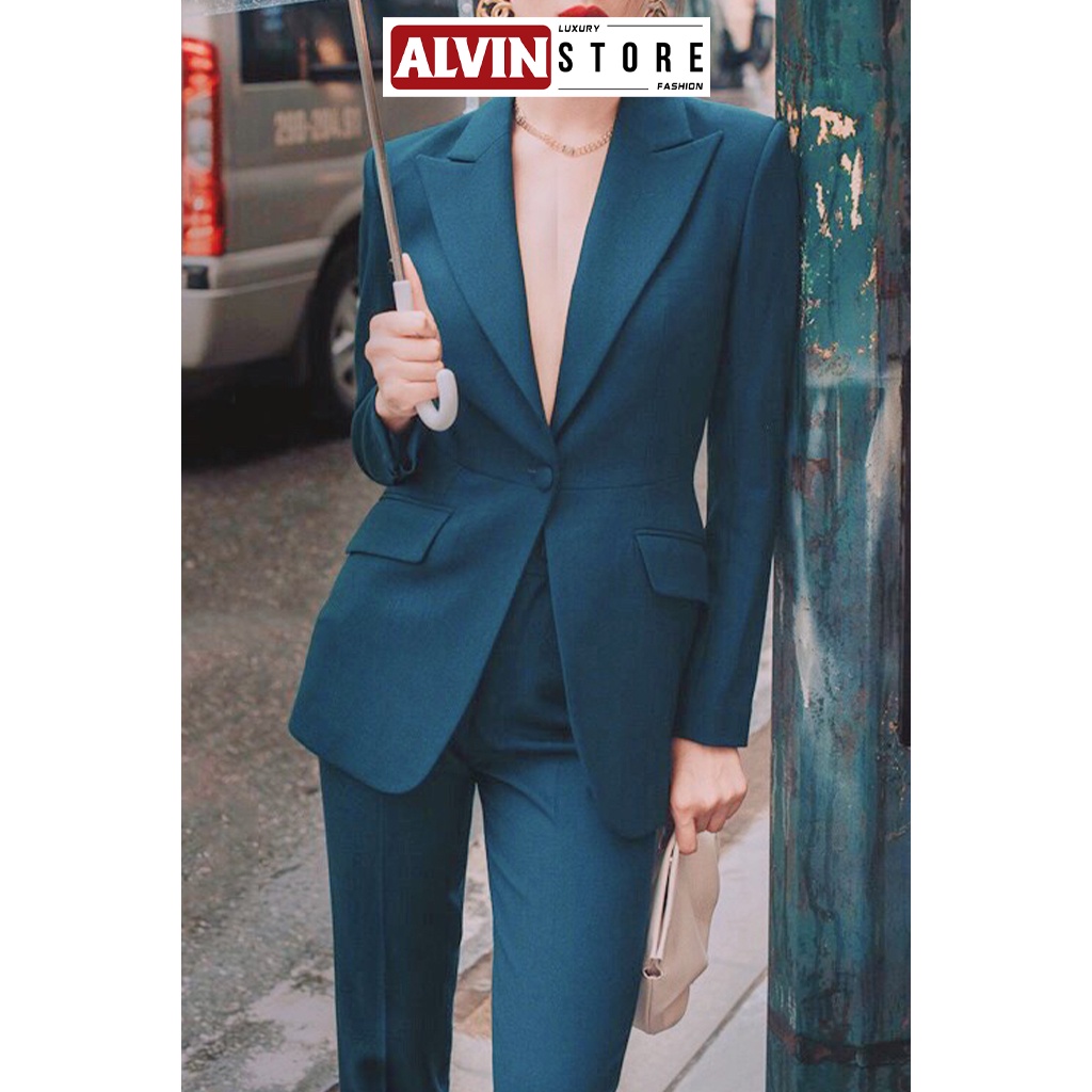 Áo Quần Kiểu Áo Vest Tay Dài Quần Tây Alvin Store 2758