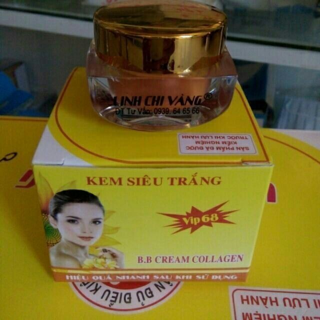 Kem dưỡng siêu trắng linh chi vàng 15g