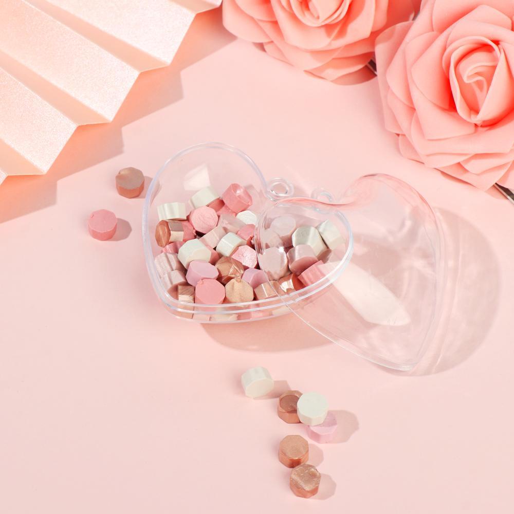 Khuôn Làm Hộp Kẹo Bằng Acrylic Hình Trái Tim Độc Đáo DIY