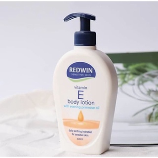 KEM DƯỠNG TOÀN THÂN REDWIN VITAMIN E BODY LOTION WITH EVENING PRIMROSE OIL- 400 ML