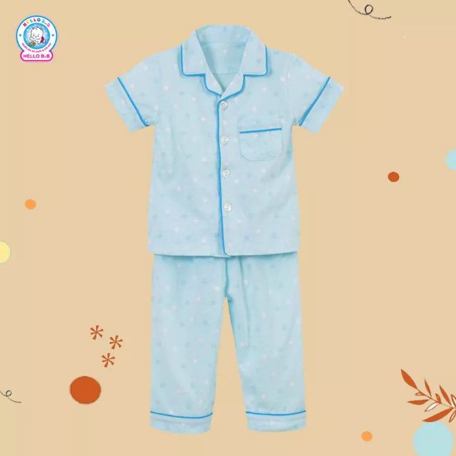 Bộ pyjama tay ngắn bé trai