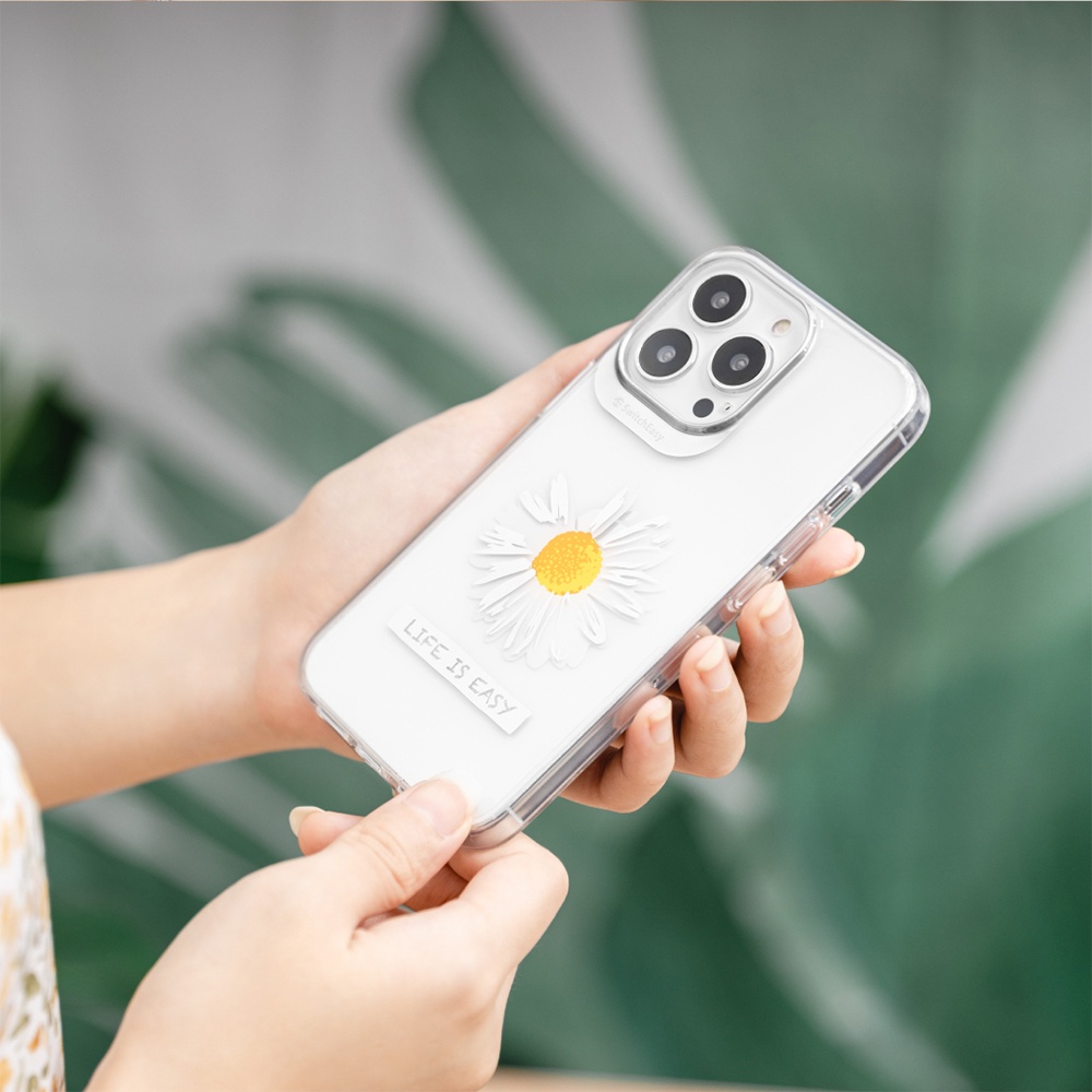SwitchEasy  Ốp Điện Thoại Cứng Trong Suốt Họa Tiết Nghệ Thuật 3D Chống Sốc Cho iPhone 13 13 Pro 13 Pro Max 2021 Lưng