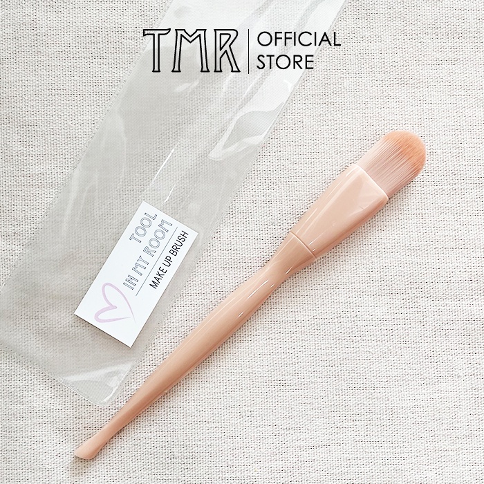 Cọ Đào Tán Kem Nền Peach Foundation Brush TMR chính hãng, trợ thủ đắc lực cho lớp nền mỏng mịn, lông cọ mềm mượt cao cấp