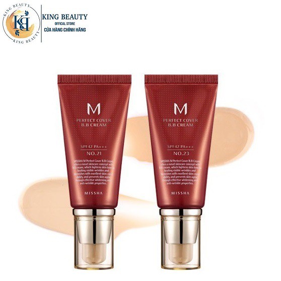 Kem Nền Siêu Che Phủ Missha M Perfect Cover BB Cream RX 50ml