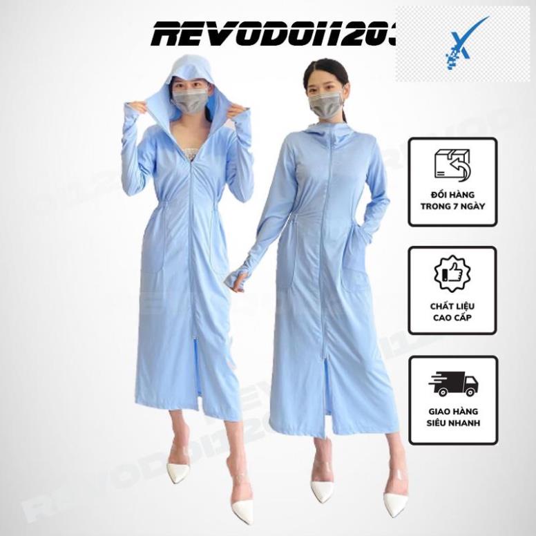 [ Xả tết] Áo Chống Nắng Choàng Dài Vải Thông Hơi Siêu Mát | BigBuy360 - bigbuy360.vn