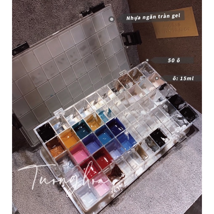 Khay 50ô Để Gel Vẽ Ngành Nail