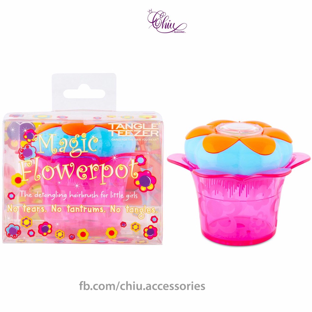 Lược Tangle Teezer Flowerpot gỡ rối giảm rụng