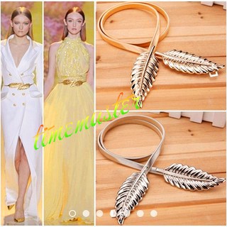 Thắt lưng hợp kim hình chiếc lá thời trang