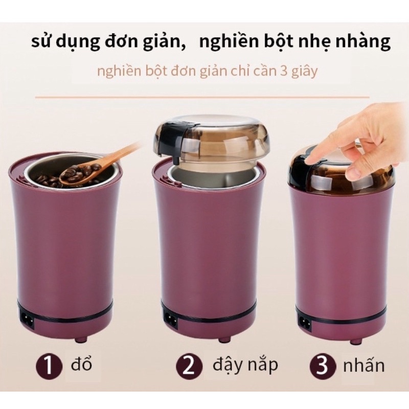 [CAO CẤP] Máy xay bột, cafe, saffron, đồ khô đa năng