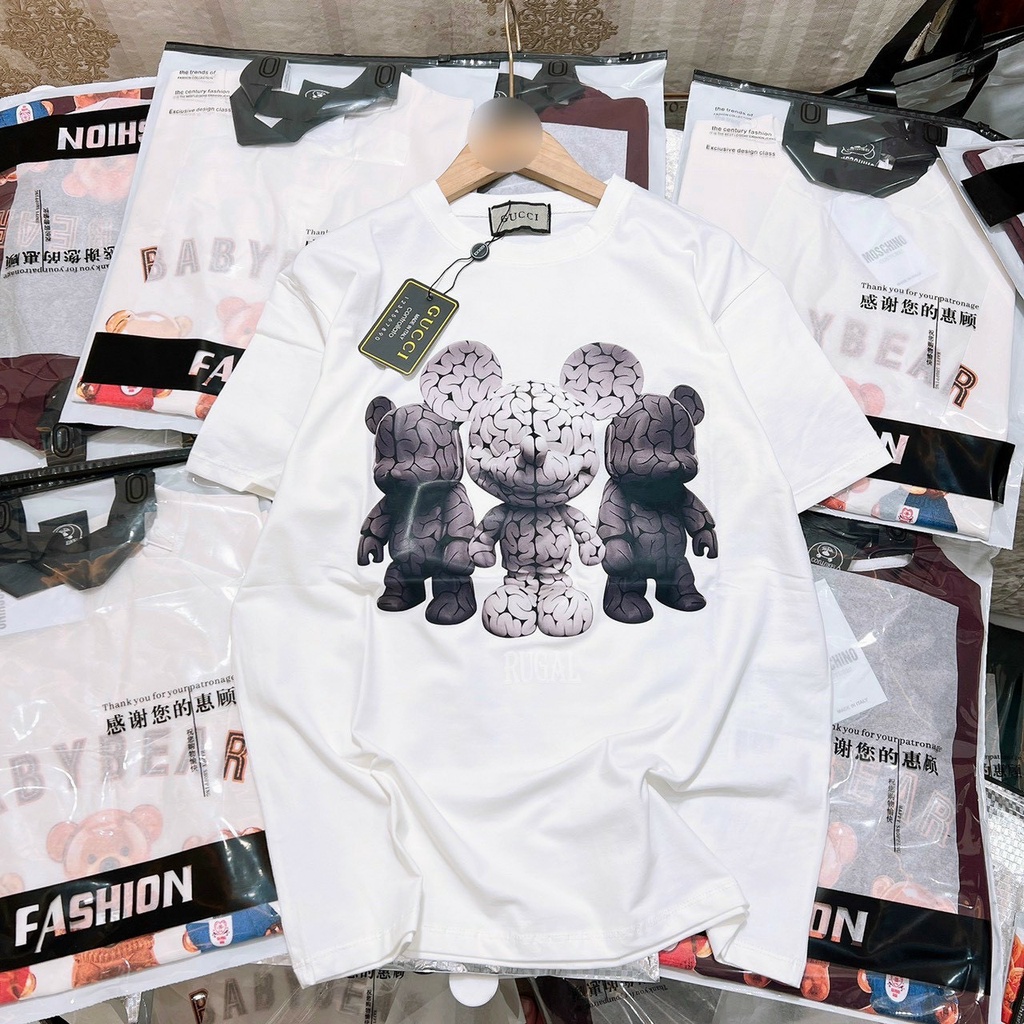 Áo phông hình 3 con bearick cá tính
