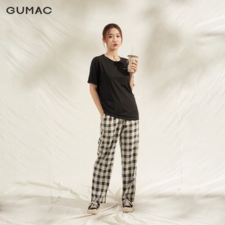 Quần nữ caro lưng thun QA1165 GUMAC