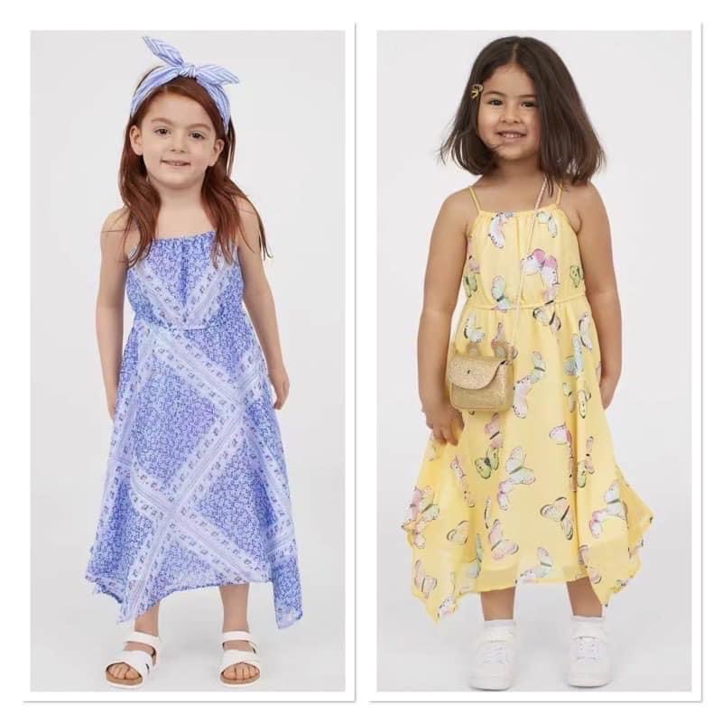 Đầm maxi bé gái h&m