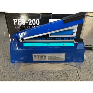 (Giá shock)Máy hàn miệng túi pfs 20cm nhựa| Máy cắt màng co 200PFS nhựa|máy hàn miệng túi zip| MÁY ÉP MIỆNG TÚI PFS200