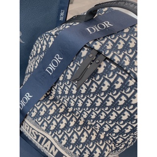 Balo thổ cẩm Backpack Blue Oblique