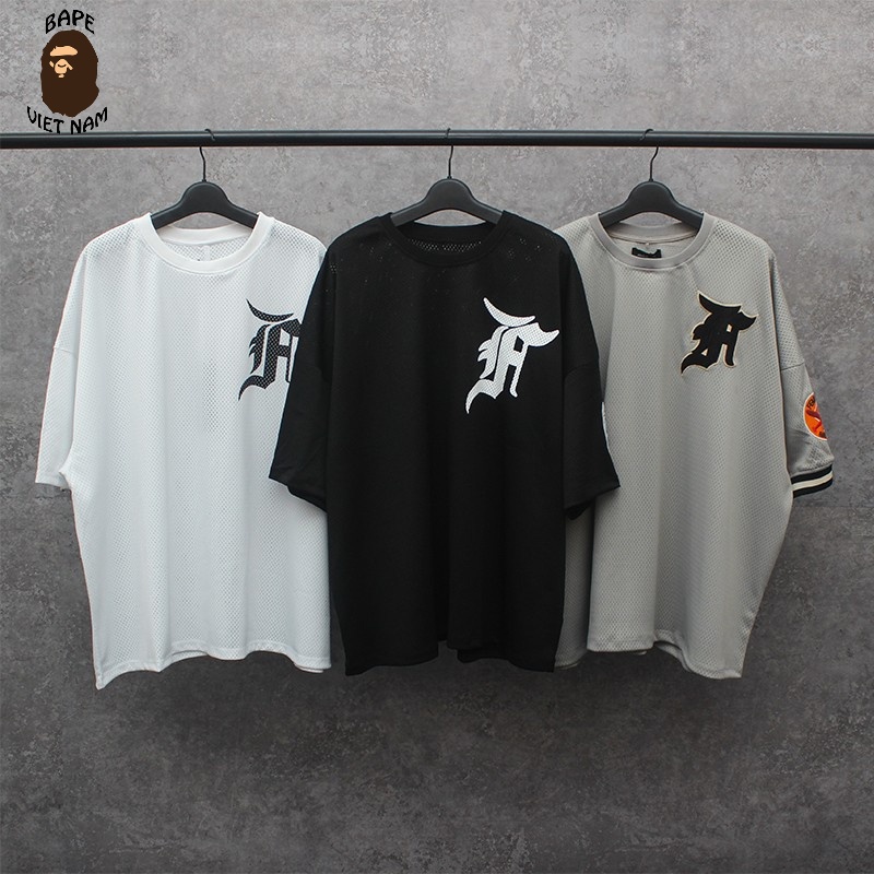 Áo thun Fear Of God x basketball, áo phông FOG, tee Fear Of God Bóng rổ, 3 màu Đen, Trắng, Xám BapeVN