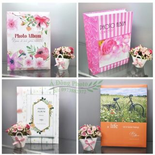 Album ảnh 13x18 Bìa Flower- Nhiều họa tiết
