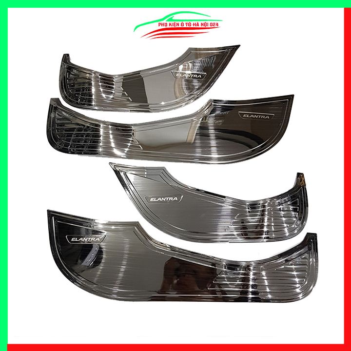 Bộ ốp tapli Elantra 2016-2021 vân Titan chống xước va đập khi mở cửa và làm đẹp xe
