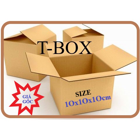 thùng carton 10x10x10 cm (thùng cơ bản)-GIÁ SỐC