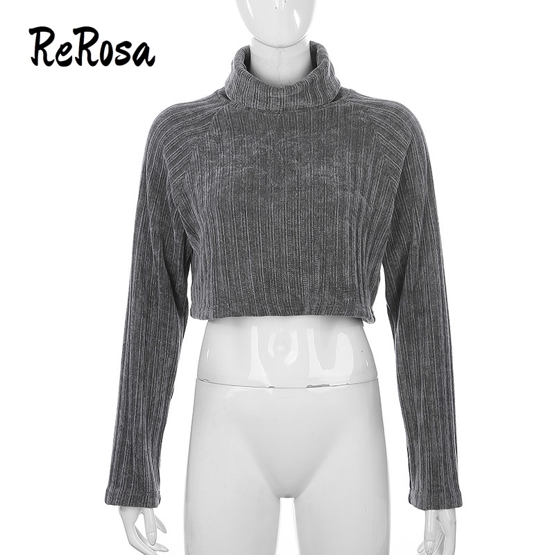 Áo Sweater Dệt Kim Cổ Cao Dáng Rộng Thiết Kế Trẻ Trung Cho Nữ 2021 | BigBuy360 - bigbuy360.vn