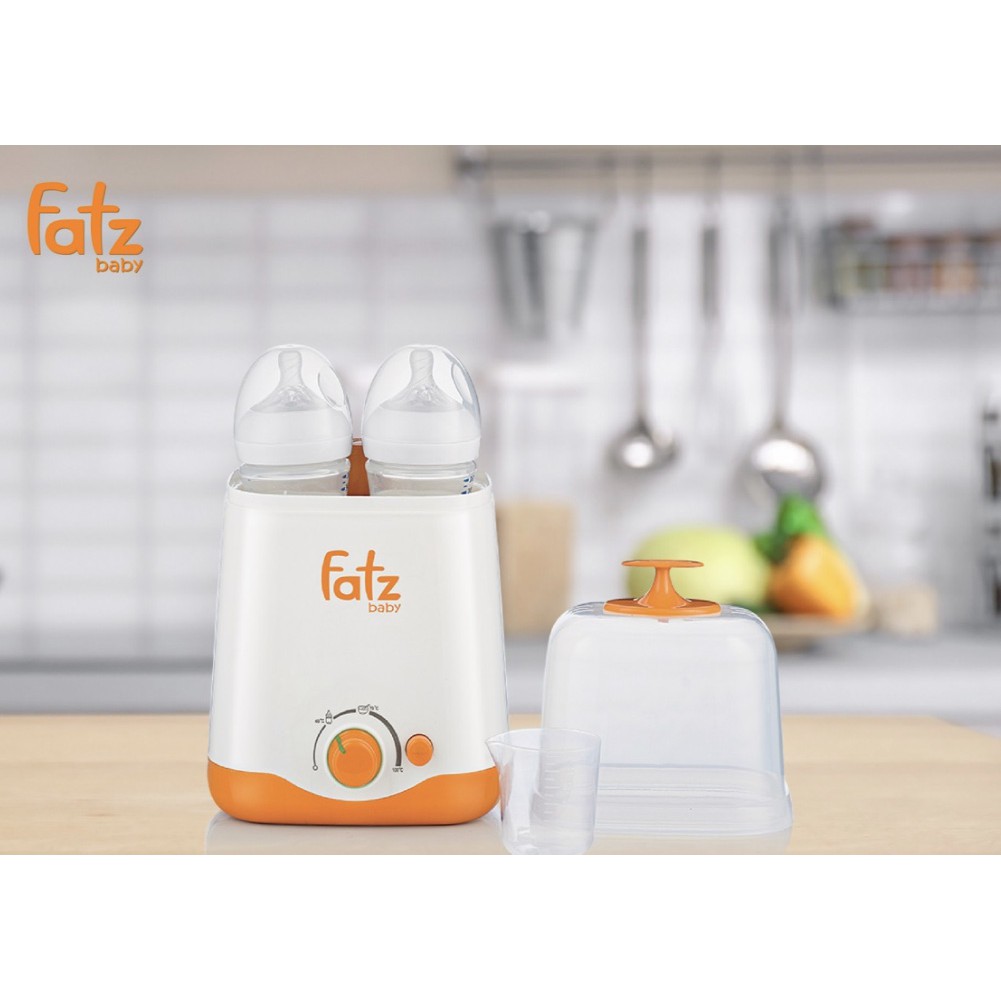 Máy hâm sữa 2 bình cổ rộng Fatz Baby FB3012SL