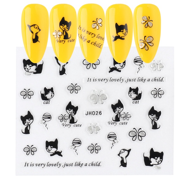 Sticker Nails, Nhãn Dán Móng Siêu Xinh Nhiều Mẫu