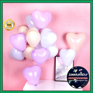 [Giá rẻ nhất] 50 Quả Bóng Pastel hình trái tim