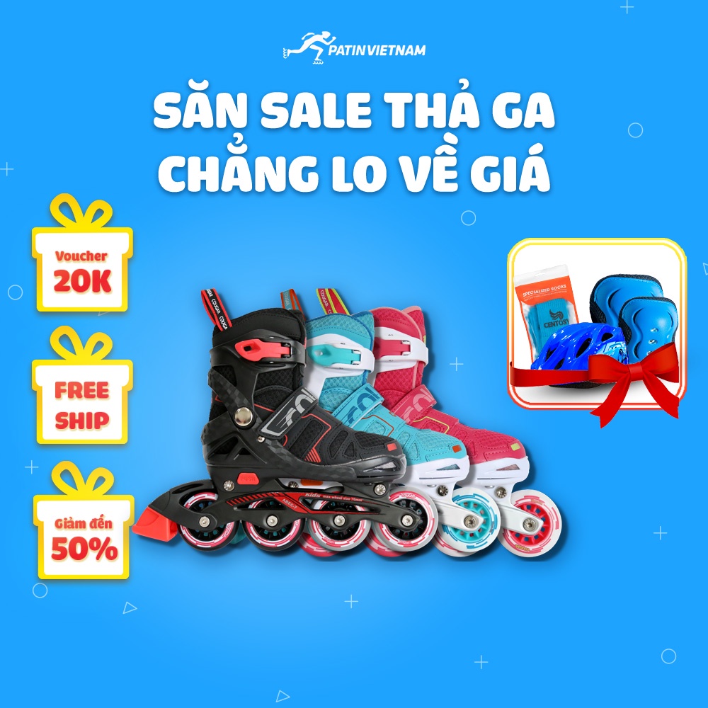 Giày Patin Trẻ Em Cao Cấp [Cougar 787] Giày Patin Trẻ Em Cao Cấp