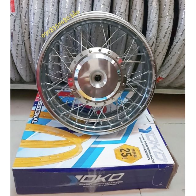 Bánh căm gắn cho xe VISON -ARI BLAED niềng sam gosiii thái 14 căm đùm mạ crom gắn như zin