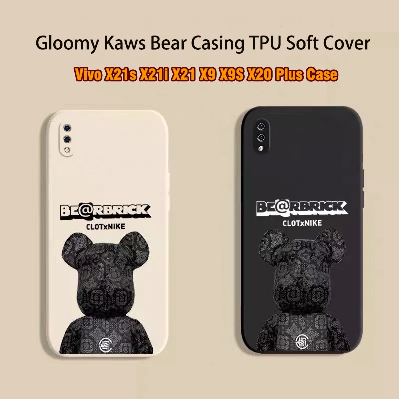 Ốp Lưng Hình Gấu Kaws Cho Điện Thoại Vivo X21s X21i X21 X9 X9S X20 Plus