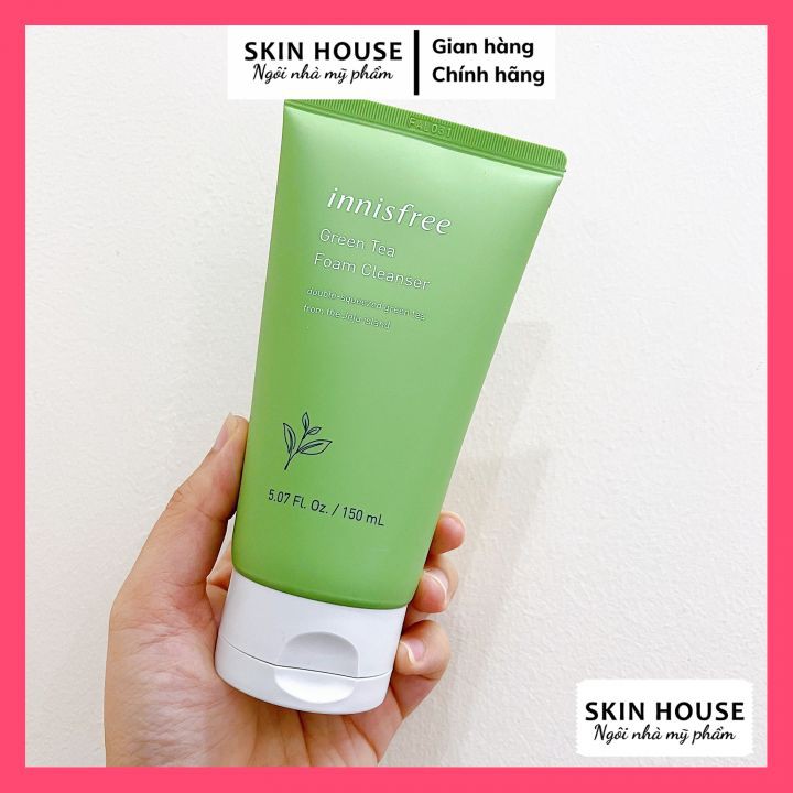 Sữa Rửa Mặt Trà Xanh Innisfree Green Tea Foam Cleanser 150ml Làm Sạch Sâu & Ngăn Ngừa Mụn | BigBuy360 - bigbuy360.vn