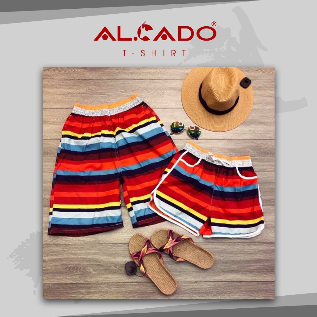 [xả kho] quần short nam đi biển, phong cách dạo phố vải kate thái