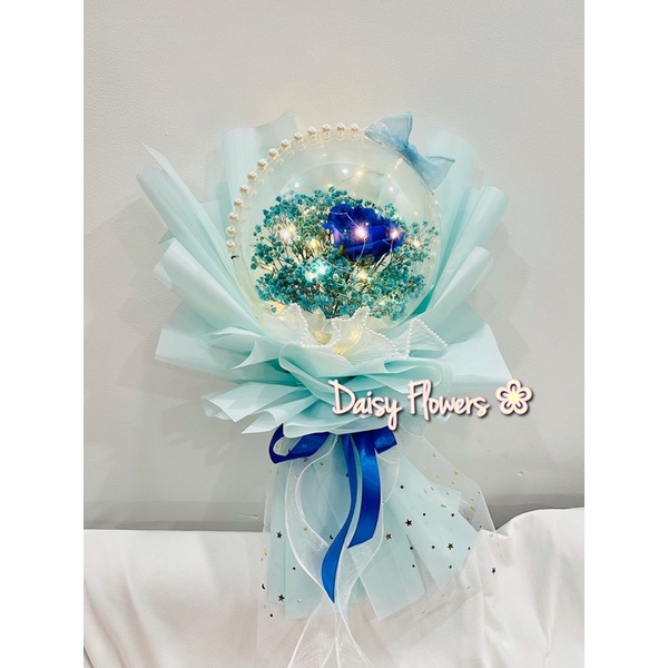 Hoa bóng mica đèn led 3 chế độ - Quà tặng