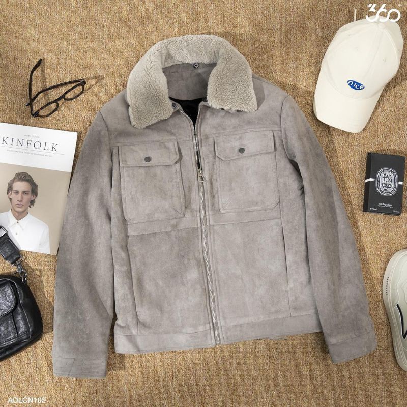 Áo khoác nam lót lông dày hàng đẹp neww