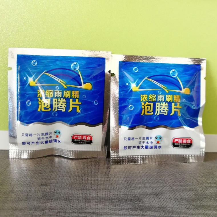 Viên Sủi Rửa Kính Túi Cho Ô tô Tiện Dụng (1 Viên = 4L Nước)