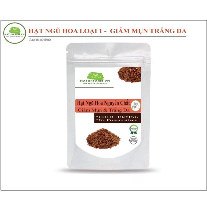 [Mã COSDAY giảm 8% đơn 150K] Hạt ngũ hoa nguyên chất Natufarm Organic 100gr , ngũ hoa hạt - hạt đình lịch loại 1