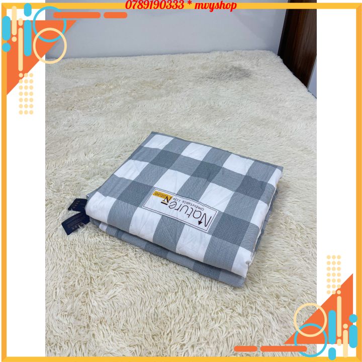 Chăn đũi Hàn Quốc hè thu 2 lớp dùng được 4 mùa mẫu mới 2022 loại 1 hàng uy tín