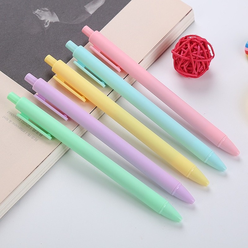 1 Bút Bi Mực Gel Ngòi 0.5mm Màu Sắc Ngọt Ngào