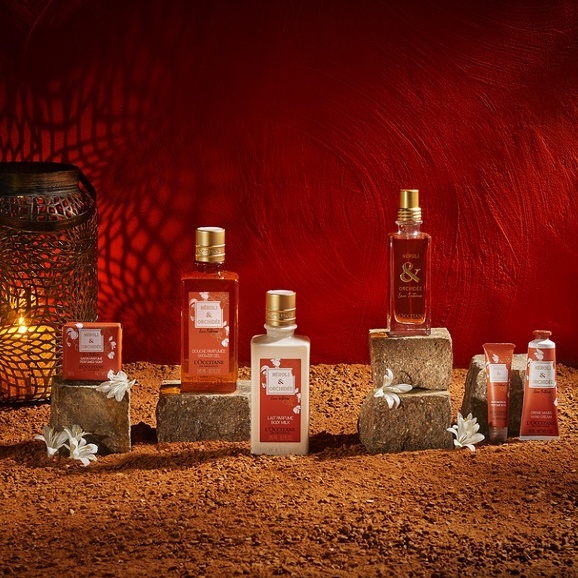 Bộ 3 Xà Phòng Tắm Hương Hoa Cam &amp; Hoa Lan Vani Néroli &amp; Orchidée Eau Intense Perfumed Soap 50gr L'Occitane