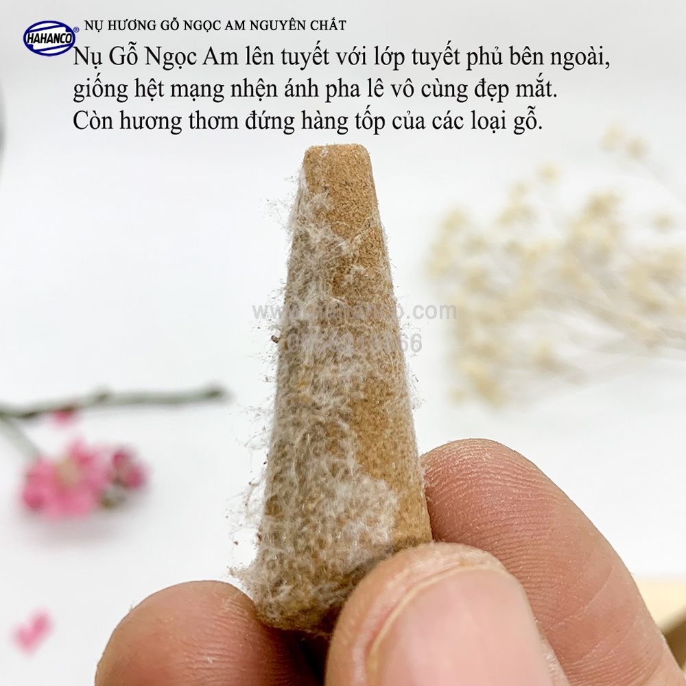 Nhang nụ siêu sạch gỗ Ngọc Am lên tuyết - thơm lan tỏa /Xông trầm phong thủy - OTH041