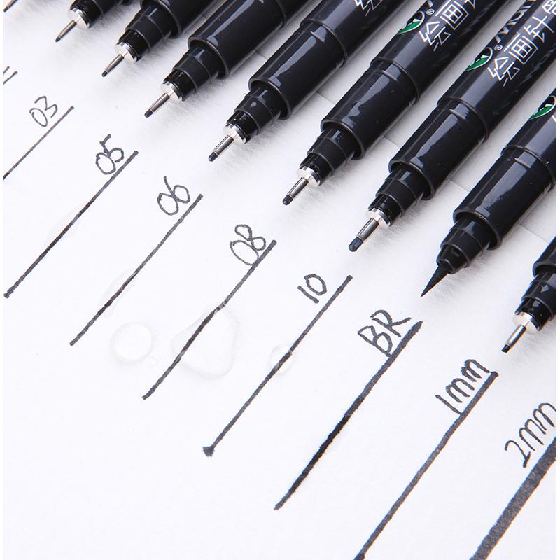 [XÓM VẼ] Bút line đi nét kháng nước, vẽ 5 mét không đứt nét mực