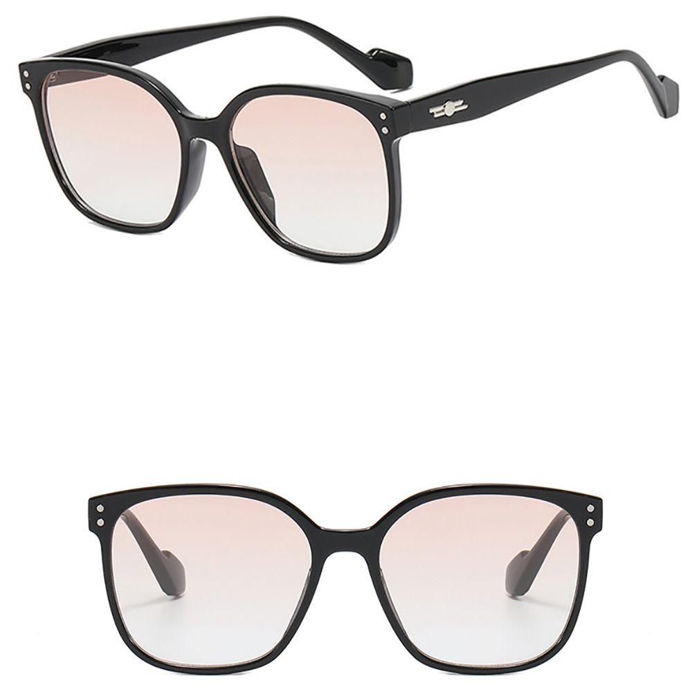 Kính Mát Gọng Vuông Chống Bức Xạ Phong Cách Hàn Quốc Cho Nam Nữ