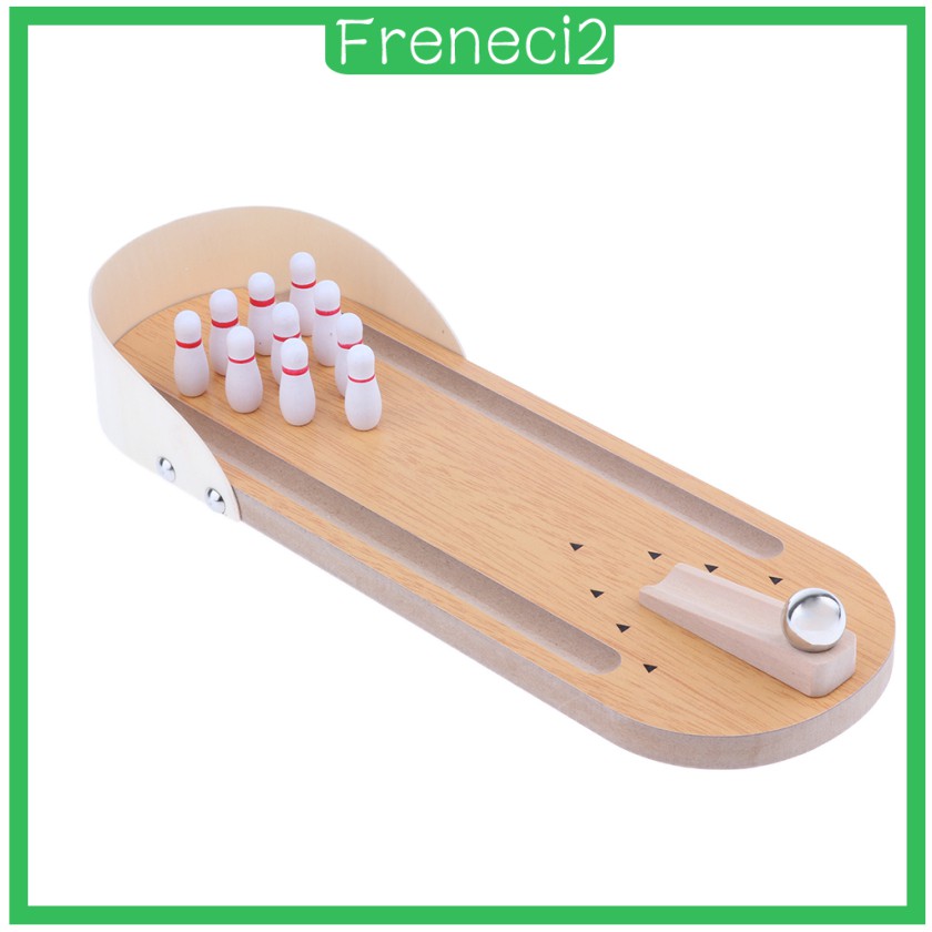 Bộ Đồ Chơi Bowling Mini Bằng Gỗ Freneci2 Dành Cho Trẻ Em