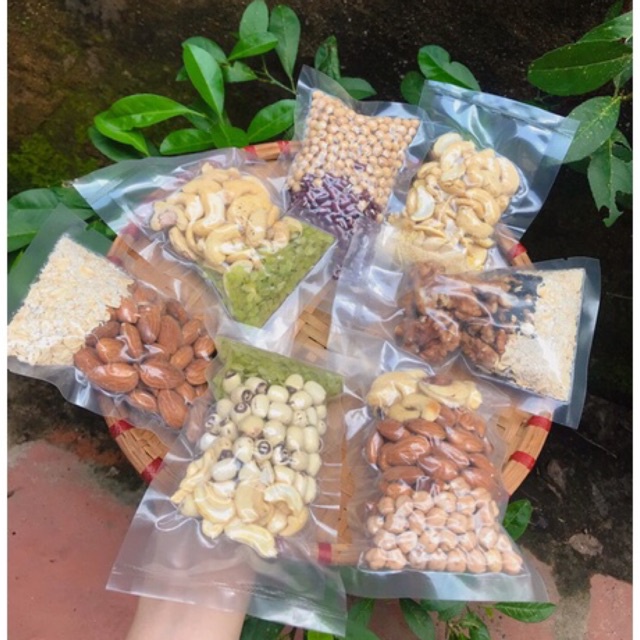 Gói mix hạt nấu sữa tăng cân