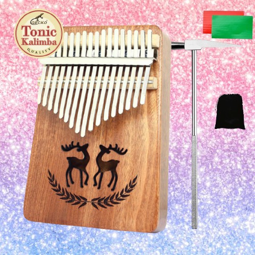 Đàn Kalimba 17 phím kiểu dáng tiện dụng GECKO-KIMI-HLURU013