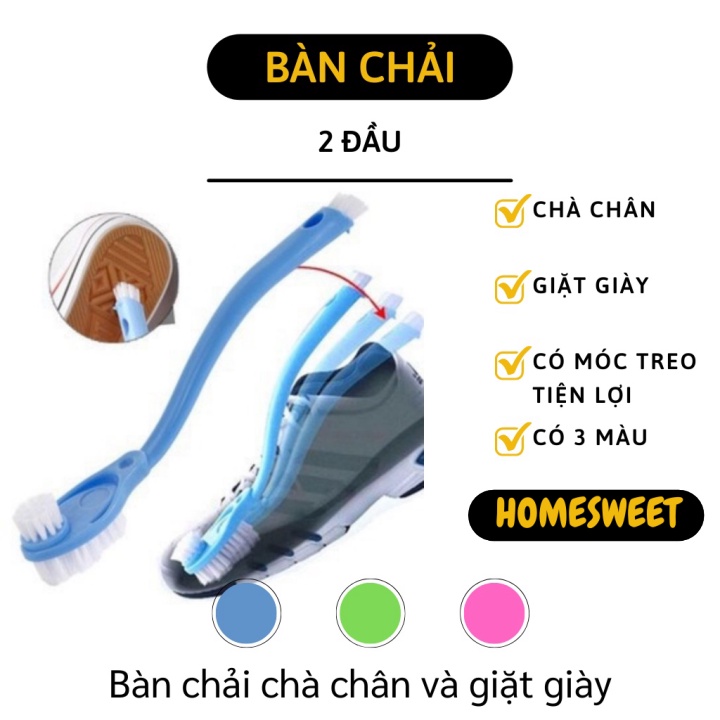 Bàn chải vệ sinh giày - Bàn Chải Chà Chân Và Giặt Giày đa năng tiện lợi 2614