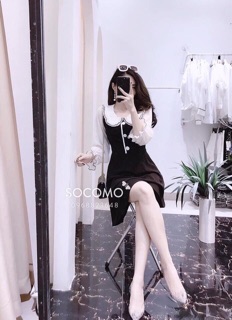 ❤️Đầm Cổ Petter Tay Túm Tiểu Thư