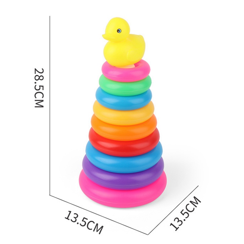 Bộ Đồ Chơi Nhiều Vòng Xếp Chồng Dành Cho Bé Khi Tắm