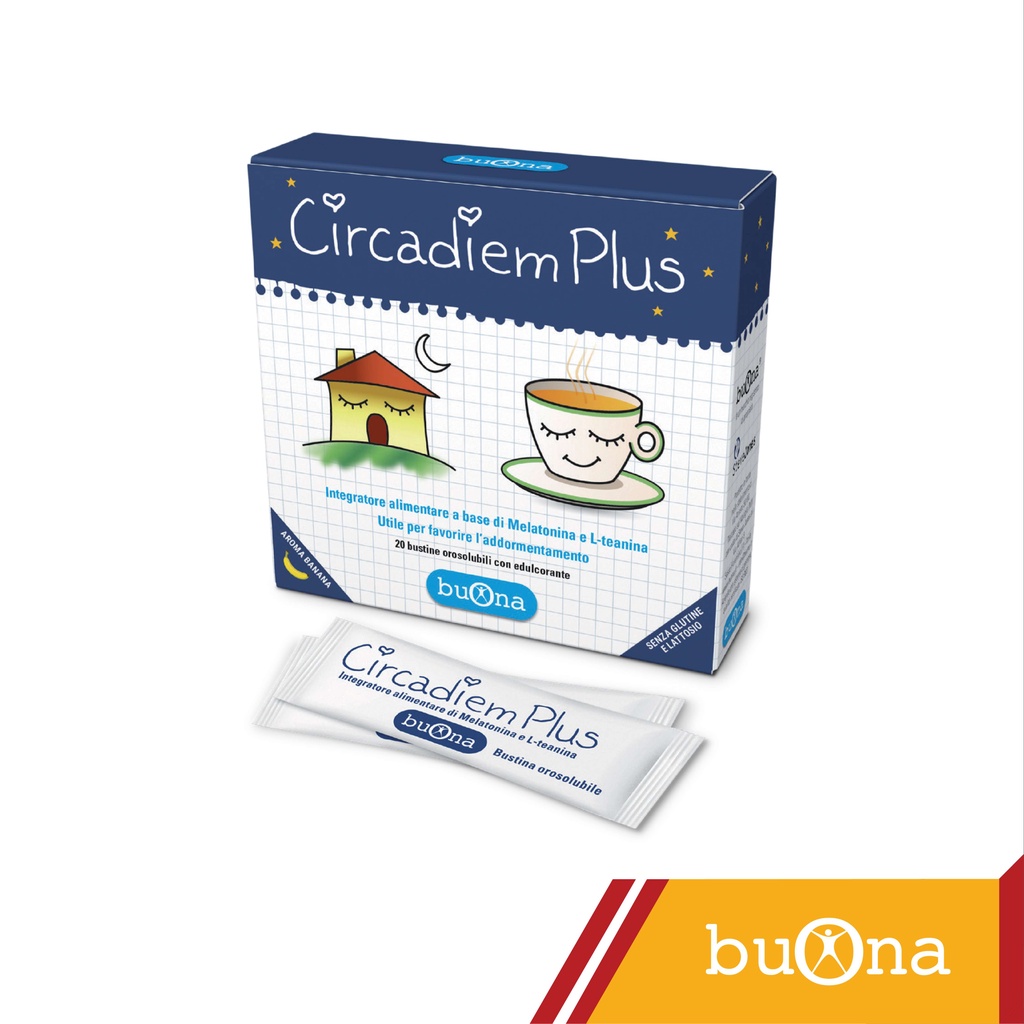 Circadiem Plus - Giảm căng Thẳng, hỗ trợ Ngủ Ngon. Hộp 20 stick uống ngay