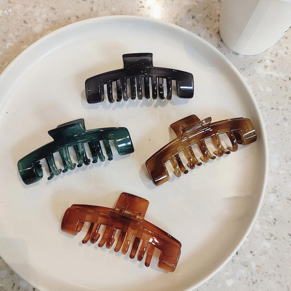 Kẹp Càng Cua Trong Suốt Cỡ Lớn Tiện Dụng Cho Nữ